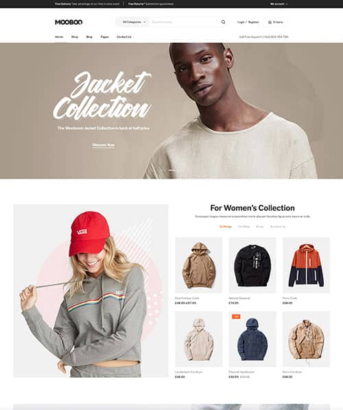 fashion ecommerce web design