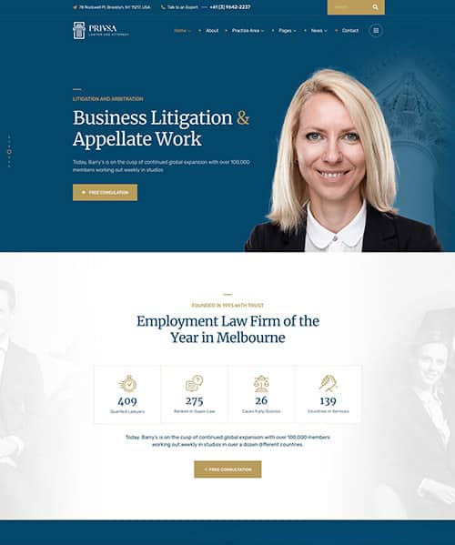 law firm web design