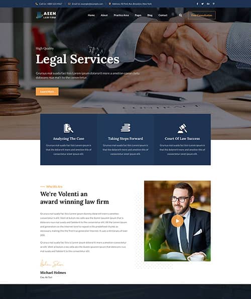 solicitors web design
