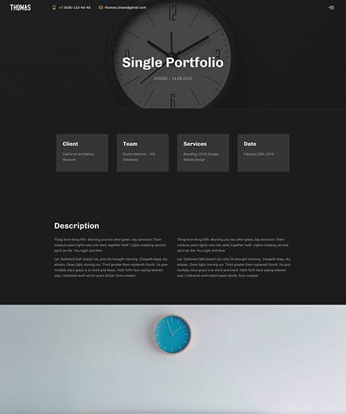 portfolio web design